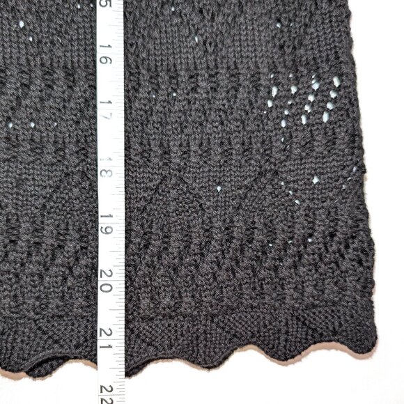 Gap	| 100% Cotton Crochet Halter Tank Top Sweater Black Sleeveless | Size Small - Picture 12 of 12